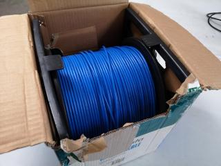 Spool of CAT5e Communication Network Cable