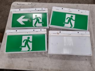 4x Thomas & Betts LED Exit Signage Units