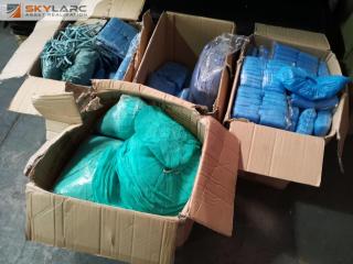 Assorted Lots of Disposable Hair Nets, Shoe Covers, & More