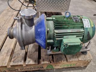 WEG 7.5kW Electric Motor w/ Centrifugal Pump