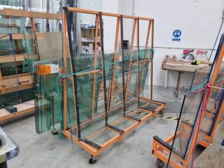 Workshop Glass, Board, Panel, Sheet Trolley