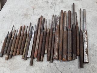 25x Assorted Steel Punches
