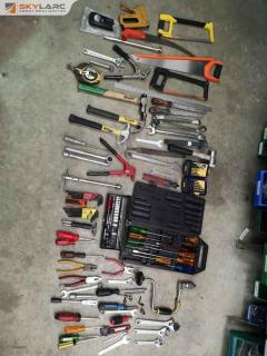 Assorted Lot of Hand Tools, Wrenches, Screwdrivers, Saws, & More