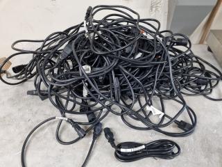 45x Power Extension Cords, C14 Male To C13 Female, Assorted Lengths
