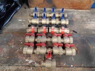 21 x Assorted Balljoint Valves