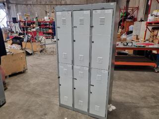 Europlan 6-Door Personnel Locker Cabinet