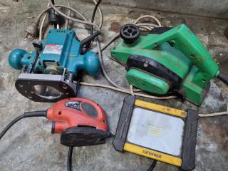 Assorted Corded Power Tools by Makita, Hitachi & More