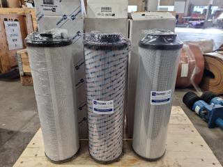 3x Industrial Hydraulic Filters by Filtrec, New