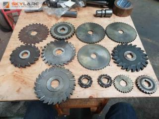 13 x Milling Machine Cutters