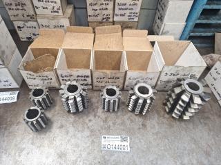 6 x Gear Hobber Cutters