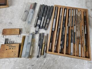 Assorted Reamers, Metric & Imperial Sizes