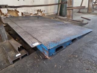 Treadplate Container Ramp