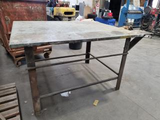 Heavy Steel Workbench Table