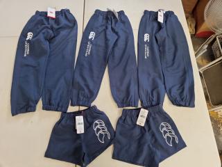 5x Canterbury Kid's Tactic Shorts & Cuffed Stadium Pants