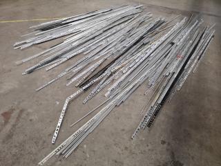 Assorted Lot of Aluminium Edging Trimming for Floor Tile Installation