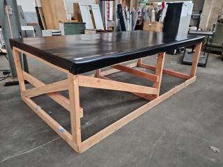 Large Wooden Workshop Table