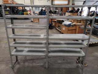 Dexion Branded Steel Workshop Shelving Unit