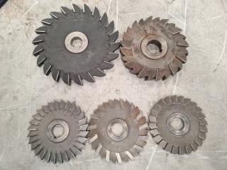 5 x Milling Cutters