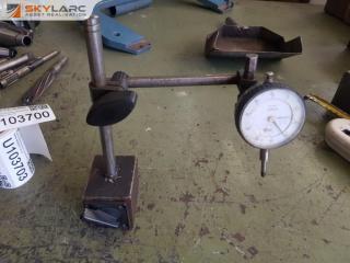 Mitutoyo Dial Gauge on Magnetic Stand