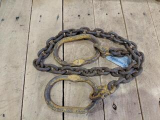 Steel and Tube chain sling 2000kg single leg