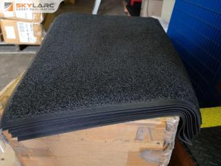 10x Heavy Duty Carpeted Floor Mats, Commercial Grade, 600x850mm