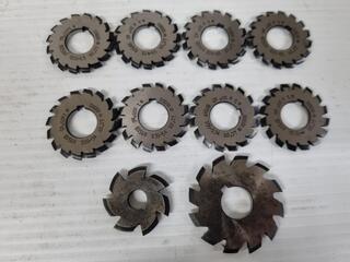 Involute Gear Cutter set m1.0x20 degree