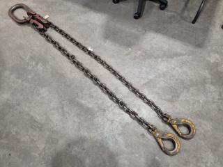 2-Leg Lifting Chain Assembly, 7.5 Ton Max Capacity