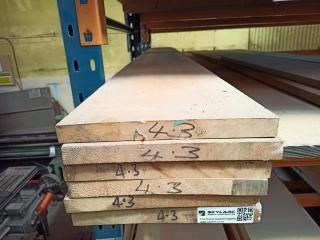 6 Lengths of Fijian Kauri Timber