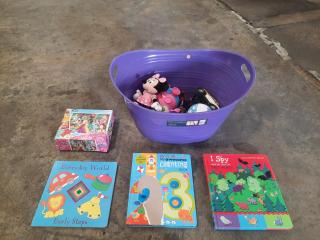 Assortment of Children's Toys/Books