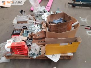 Pallet of Building Supplies and Pipe Fittings