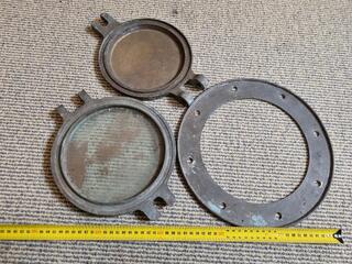 Brass Antique Steamship Porthole Components