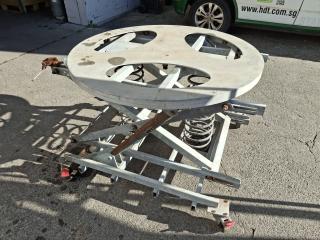 Rotating Pallet Wrapper Table