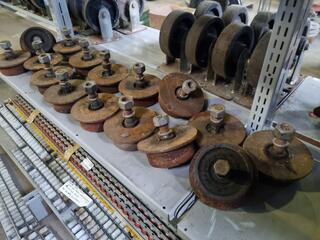 16x Steel Flanged Wheels