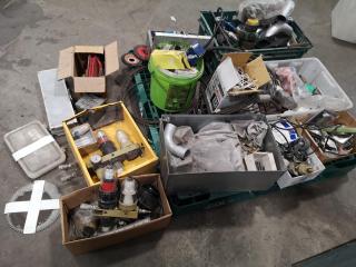 Pallet of Assorted Industrial Parts, Components, Hardware & More