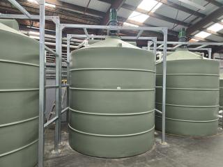 12500 Litre McKee Band Tank with Agitator and Level Sensor