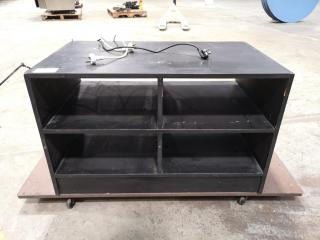 Custom Built Mobile Storage Cabinet w/ Power Boards