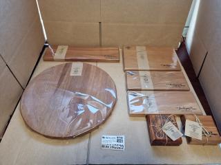 Assorted Recycled Rimu Boards and Coasters