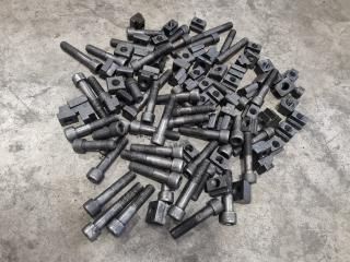 Assorted 20mm Dia Lockdown Bolts w/ T-Slot Nuts