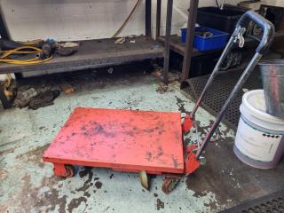 Hydraulic Platform Jack Trolley