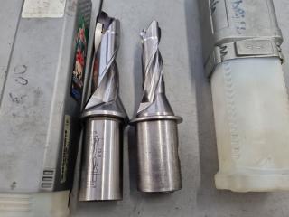 2x Indexable Tip Milling Drills