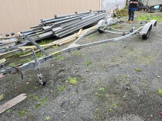 Tandem axle galvanized Boat Trailer