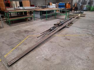 Assorted Lot of Steel Piping and Scrap Metal