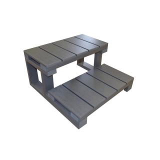 Galaxy Spas 2 Tier Spa Step - Slate Grey