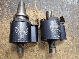 2x Vintage Tapmatic NCR50 Taping Heads