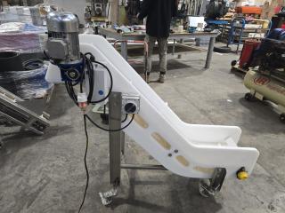 Single Phase Plastic Link Conveyor 