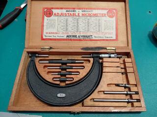 Moore and Wright No 942 Adjustable Micrometer 2–6 inch