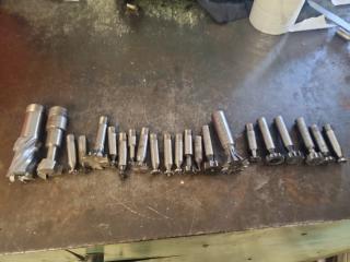 Large Lot of Milling Machine Cutters 