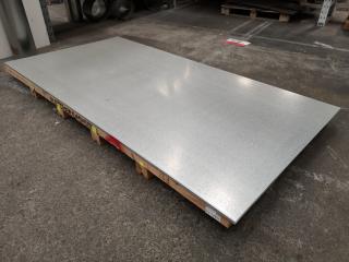 15x Galvanised Steel Sheets, 2440x1220x1.2mm Size