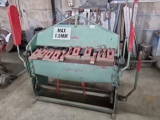 H.W.M. Sheet Metal Finger Folder 