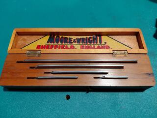 Moore & Wright No 314 Hardened Straight Edges Set